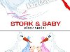    -  . Baby u0026amp; stork - Stock Vector