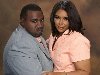       . Kanye and Kim Kardashian