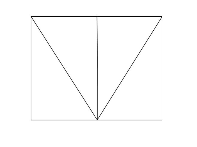 Прямоугольник разделенный на 4 части