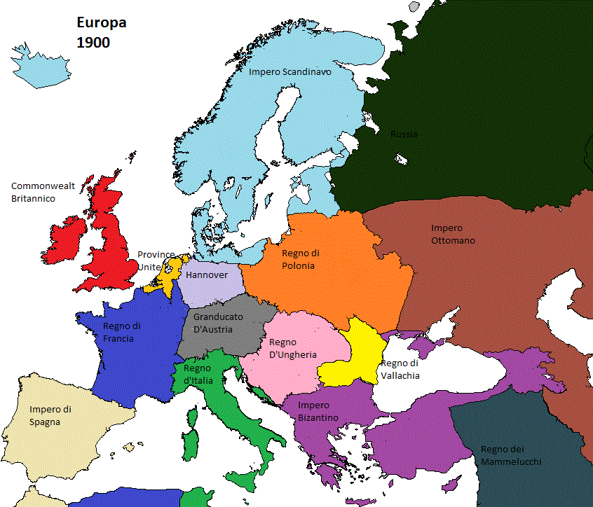 Политическая карта мира 1910 года