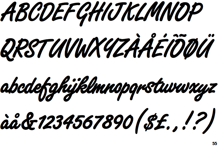 Шрифт. Красивый шрифт. Шрифт Freestyle script. Воздушный шрифт.