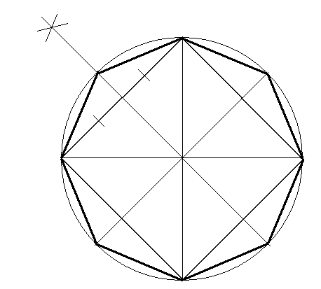 Как построить эскиз многоугольника