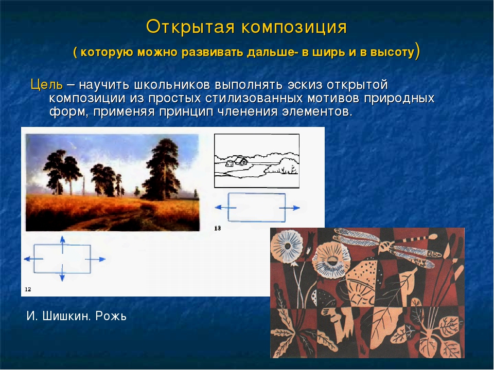 Раскрытая композиция. Открытая и закрытая композиция. Открытая композиция. Разомкнутая композиция. Замкнутая и открытая композиция.