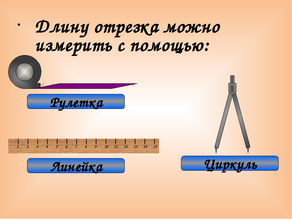 Длина это в математике 2 класс. Отрезки-измерение. Приборы для измерения длины. Отрезок измерение отрезков. Измерение отрезка с помощью линейки.