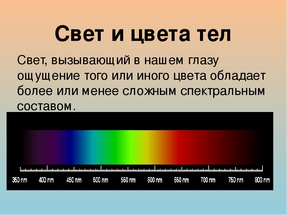 Презентация свет и цвет 2 класс