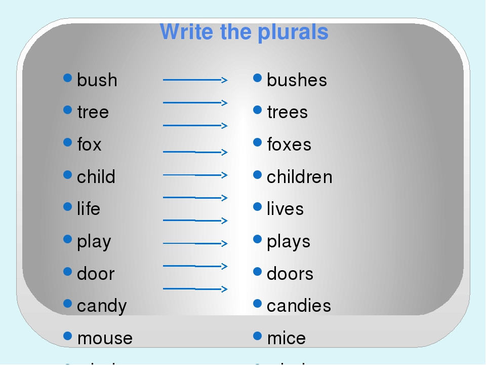 Written перевод. Write the plurals 5 класс. Type множественное число. Урок plurals 5 класс. Irregular plurals для детей.