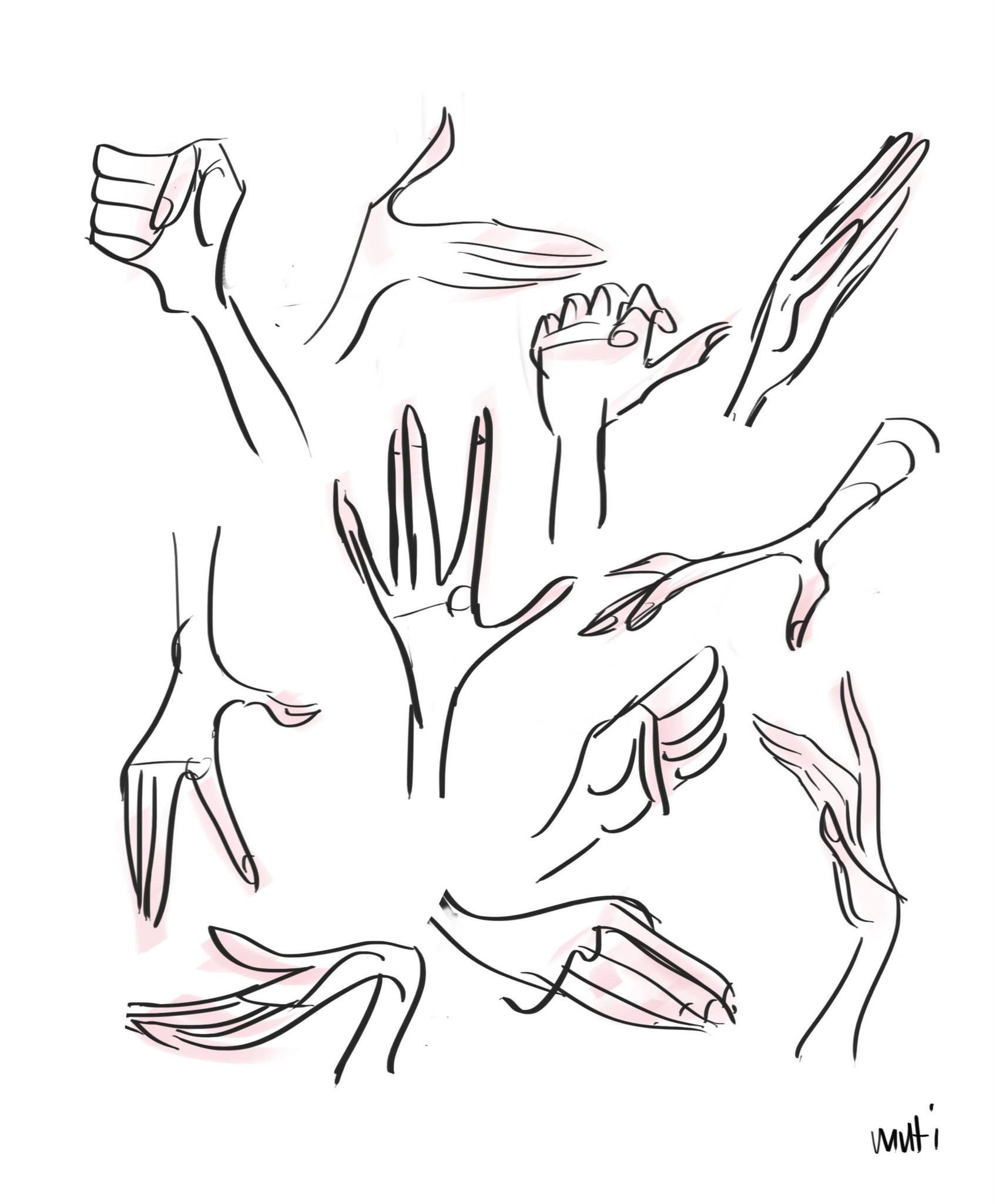 Референсы рук рисунок. Стилистика рисования рук. Стилизованная кисть руки. Разные стили рисования рук. Кисти рук референсы.