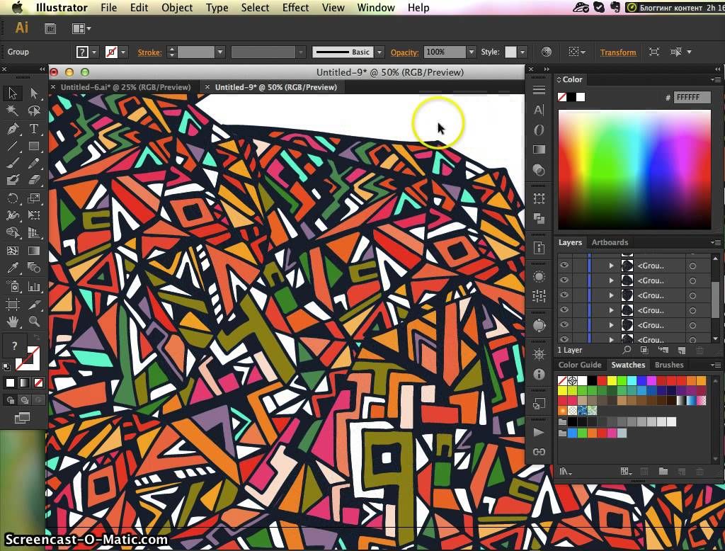 Adobe illustrator фон текста