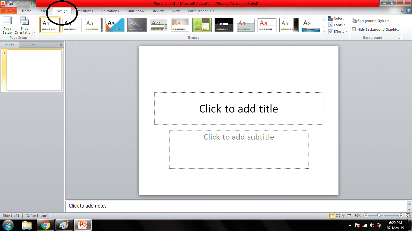 Почему не меняется шрифт в powerpoint