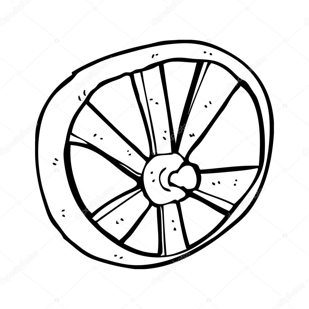 Как нарисовать колесо обозрения карандашом