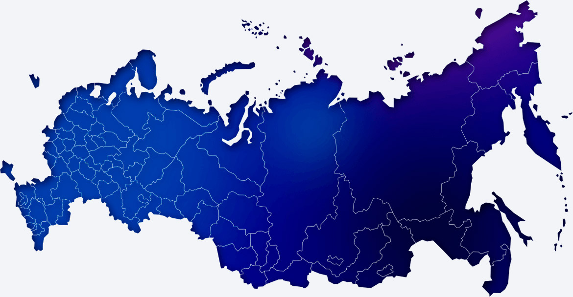 Карта россии вектор svg