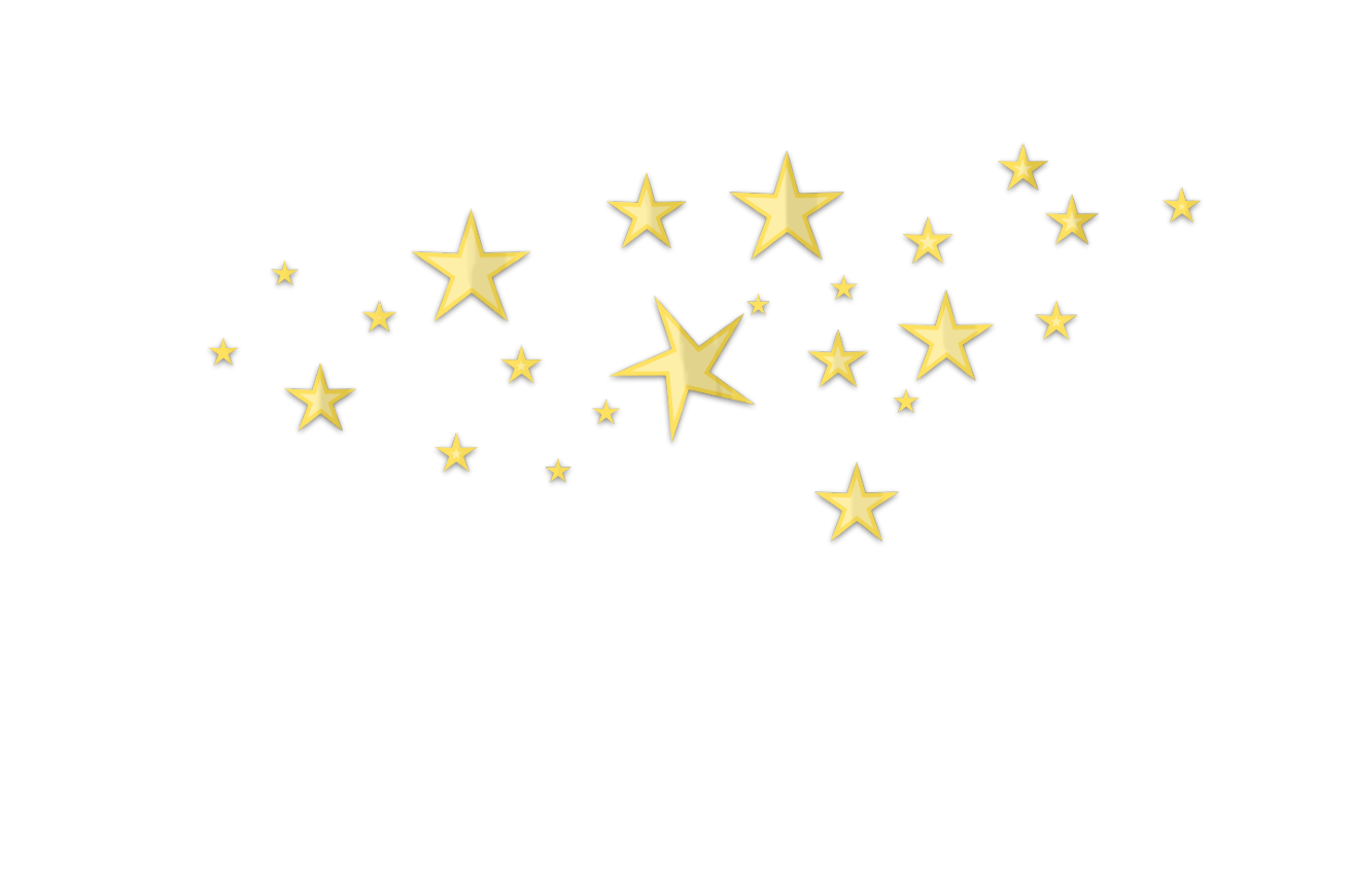 5 звезд на белом фоне