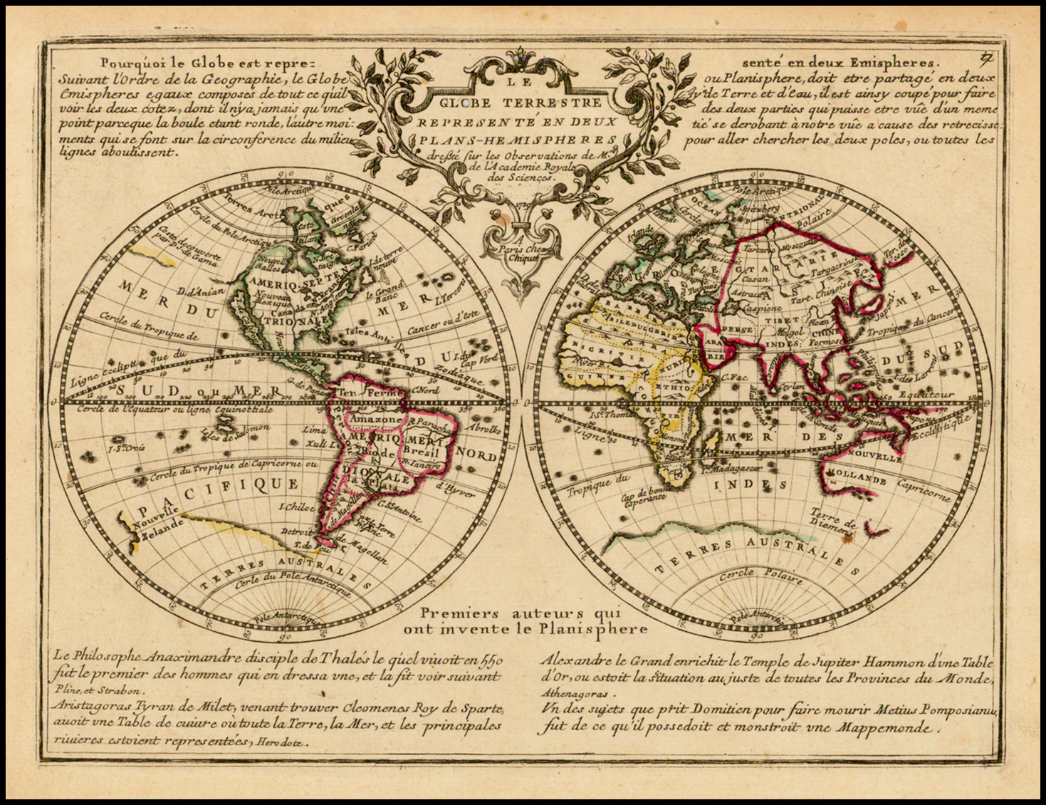 Карты начала 18 века
