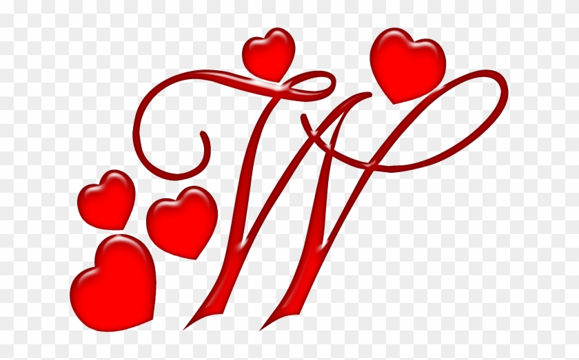 Красивый шрифт с сердечками на русском. Hearts with initials Clipart.