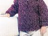 Пуловер для мальчика с рельефными узорами и воротником поло. Возраст: 3 года