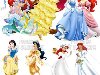 Нарисованные принцессы - детский красочный клипарт. Walt Disney Princesses