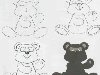 Рисунки карандашом медвежонка - пошаговое рисование для детей