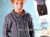 Пуловер для юного джентльмена 6-7 лет спицами. Пуловер для мальчика 6-7 лет.