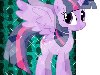 Alicorn Princess Twilight as Crystal Pony Vector by MelodyCrystel