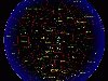 Карта созвездий зимнего неба. карта созвездий. Зодиакальные созвездия.