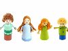 Деревянные игрушки: Кукольный театр Вальда: Набор Семья 4 человека, ...