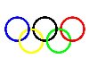 Скачать бесплатно цветную схему вышивки крестом «Олимпийские кольца» могут ...