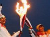 В Норильске олимпийский огонь встретили футболом в валенках