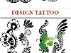 Татуировки - черно-белые узоры в векторе. Designs tattoo