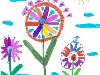 Детский рисунок: Волшебные цветы ...