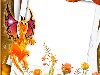 Осенняя рамка для фото - Цветы осени PSD. PNG | 2000x3000 | 300 dpi | 68.5 ...
