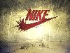 Nike обои, фото красная, надпись, найк логотип, крутой, сильный, ...