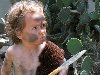 Эпизод из жизни древнего человека: охота на мамонта среди кактусов -----