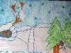 Детские рисунки на тему «Зима»