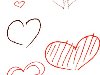 hearts 240x300 Кисть для фотошопа Сердечки нарисованные от руки