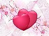 Розовое сердце любовь Обои - 1280x1024.