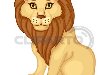 Мультяшный лев | Векторный клипарт |ID 3374171