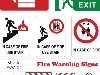    -  . Fire Warning Signs