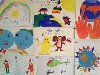 Выставка художественных работ детей на тему «Дружба народов» была ...
