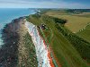 Великобритания в 3Д-формате. The chalk headland of Beachy Head near ...