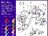 Математическая онлайн раскраска для детей. Раскраска по цифрам от 1 до 10.