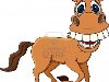 Улыбка лошади мультфильмов Фото со стока - 13281623