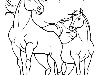 Раскраска Раскраска лошади, кони, лошадь, конь, разукрашка