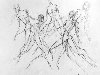 Девушки «Танец» 2010г Идеал художника Графика рисунок карандашом Женская ...