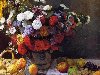 Цветы и фрукты - Клод Моне. Художник: Клод Моне. Дата завершения: 1869