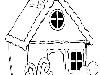 Картинки раскраски пряничный домик для детей u0026middot; Выбрать раскраску