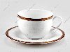 Чайное шапо Чайная пара | Чайная чашка с блюдцем фарфоровая 0,27 л (Шапо