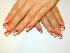 Фото 302 Дизайн ногтей френч с цветами Наращивание ногтей на типсах 2013 ...
