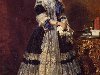 Платье на нижних юбках. Franz Xavier Winterhalter (1805-1873)