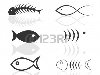 Набор иконок на тему рыбы. Векторные иллюстрации Фото со стока - 11271094