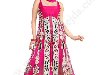... Ярко розовый индийский национальный костюм чания (чанья) чоли из шёлка ...